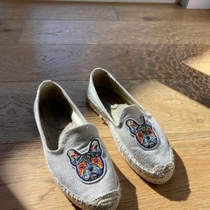 Soludos Canvas French Bulldog Loafer